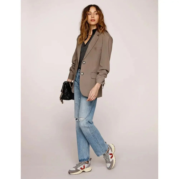 NWT Heartloom X Revolve Women's XS Oversized Bark Long Sleeve Blazer‎ Jacket - Picture 1 of 7